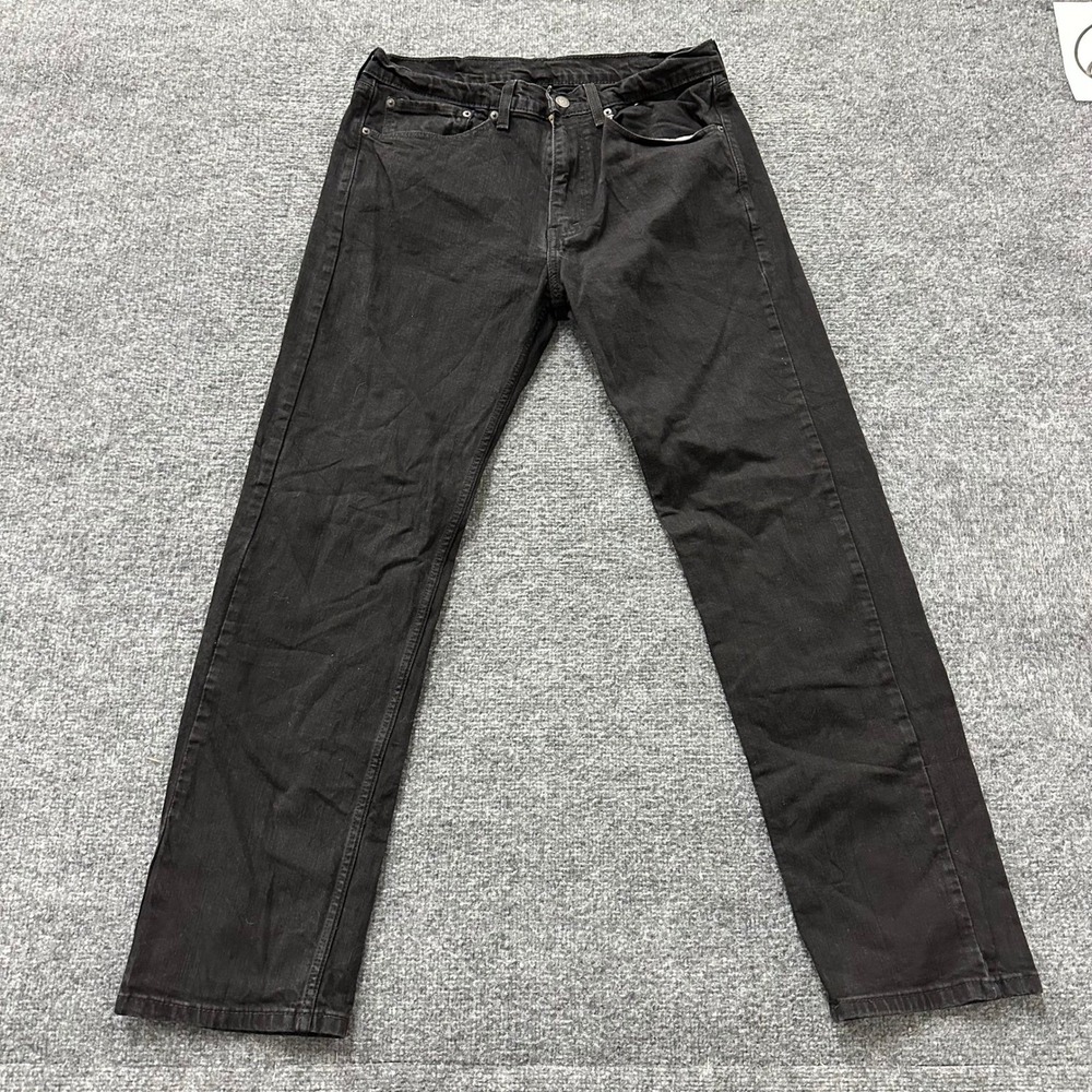 Levi's Jeans Mens Size 34 Black 511 Slim Fit Stretch Denim Faded Casual Pants